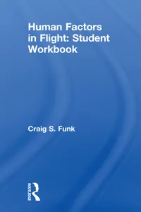 Human Factors in Flight: Student Workbook_cover
