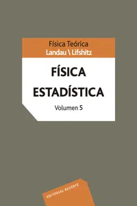 Volumen 5. Física estadística_cover