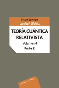 Volumen 4. Teoría cuántica relativista. Parte 2_cover