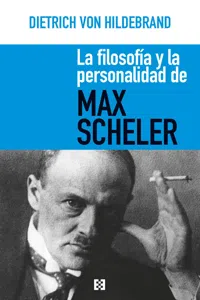 La filosofía y la personalidad de Max Scheler_cover