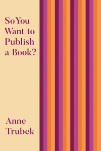 So You Want to Publish a Book?_cover
