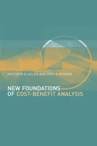New Foundations of Cost-Benefit Analysis_cover