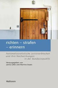 richten - strafen - erinnern_cover