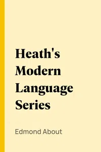 Heath's Modern Language Series_cover