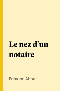 Le nez d'un notaire_cover