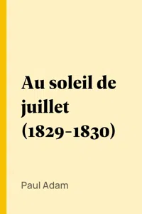 Au soleil de juillet_cover