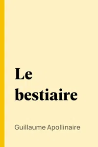 Le bestiaire_cover