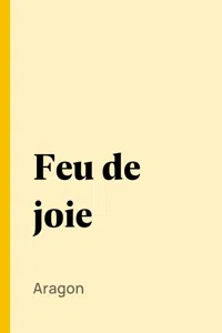 Feu de joie_cover