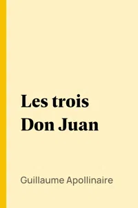 Les trois Don Juan_cover