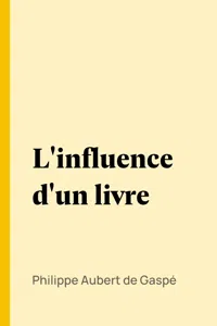 L'influence d'un livre_cover