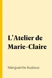 L'Atelier de Marie-Claire_cover