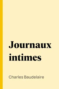 Journaux intimes_cover