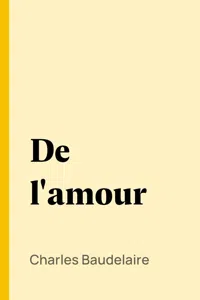 De l'amour_cover