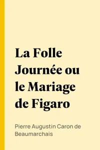 La Folle Journée ou le Mariage de Figaro_cover