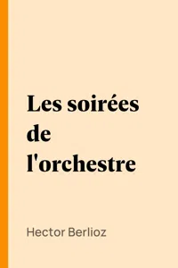 Les soirées de l'orchestre_cover