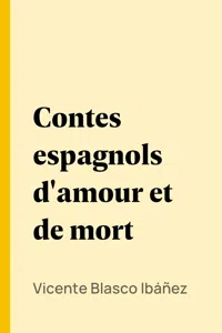 Contes espagnols d'amour et de mort_cover