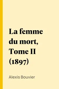 La femme du mort, Tome I_cover