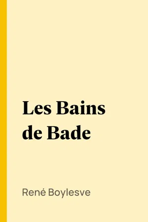 Les Bains de Bade