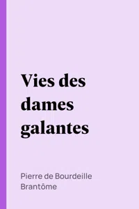 Vies des dames galantes_cover