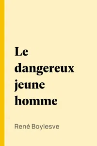 Le dangereux jeune homme_cover