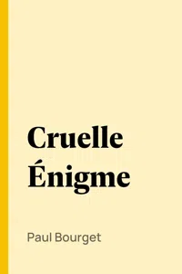 Cruelle Énigme_cover