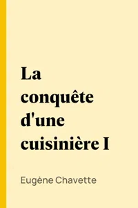 La conquête d'une cuisinière I_cover