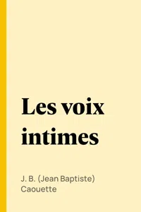 Les voix intimes_cover