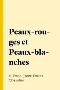 Peaux-rouges et Peaux-blanches_cover