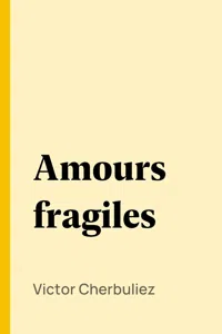 Amours fragiles_cover