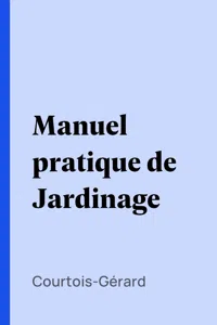 Manuel pratique de Jardinage_cover