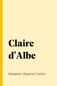 Claire d'Albe_cover