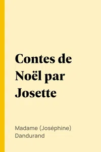 Contes de Noël par Josette_cover