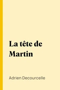 La tête de Martin_cover