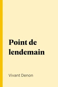 Point de lendemain_cover