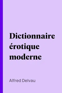 Dictionnaire érotique moderne_cover
