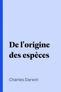 De l'origine des espèces_cover