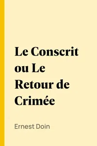 Le Conscrit ou Le Retour de Crimée_cover