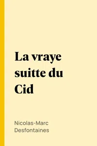 La vraye suitte du Cid_cover