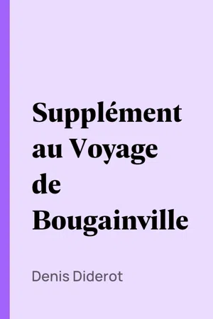 Supplément au Voyage de Bougainville