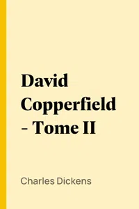 David Copperfield - Tome II_cover