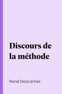 Discours de la méthode_cover