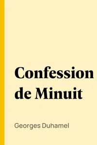 Confession de Minuit_cover