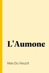 L'Aumone_cover