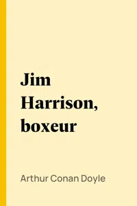 Jim Harrison, boxeur_cover