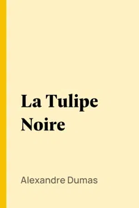 La Tulipe Noire_cover