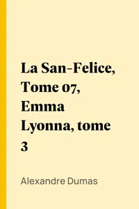 La San-Felice, Tome 07, Emma Lyonna, tome 3_cover