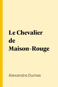 Le Chevalier de Maison-Rouge_cover