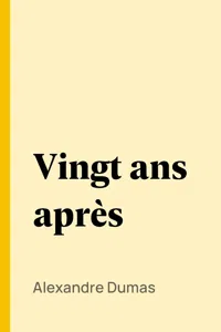 Vingt ans après_cover