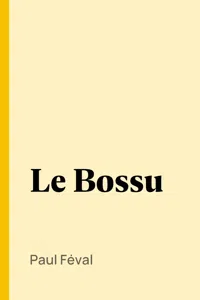 Le Bossu_cover