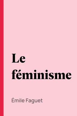 Le féminisme